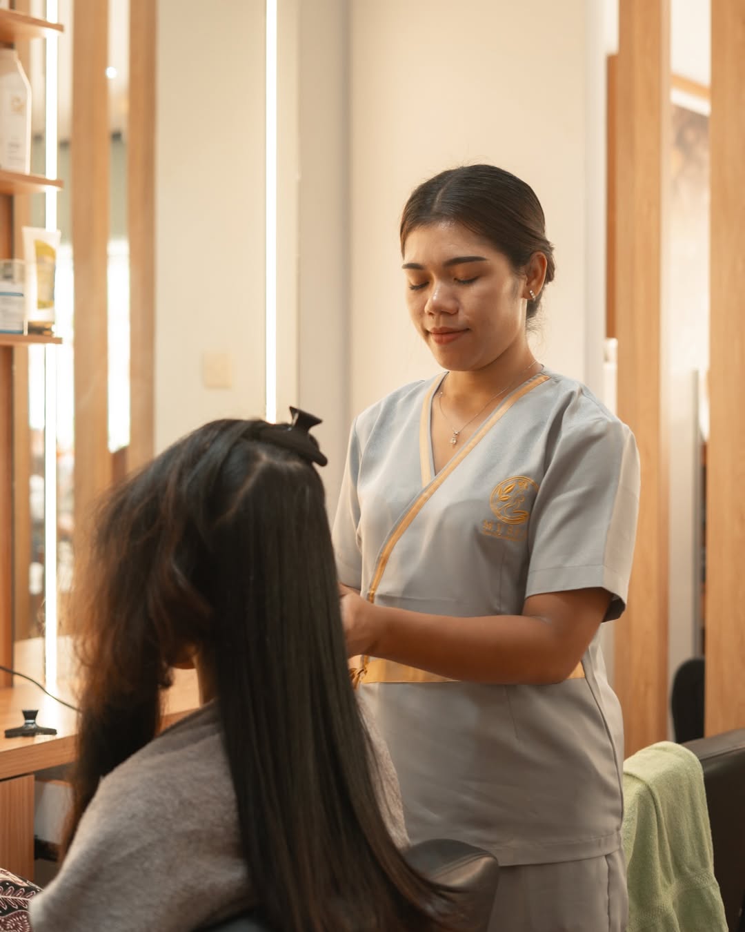Professional facial treatment at MY SPA LOMBOK Kuta Mandalika